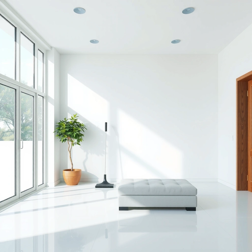 Moderní čistý interiér